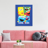 Sesamstraße | Coole Kinder Leinwanddruck (Insitu (Wohnzimmer))