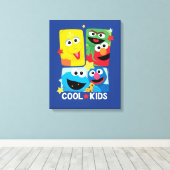 Sesamstraße | Coole Kinder Leinwanddruck (Insitu (Holzboden))