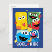 Sesamstraße | Coole Kinder Postkarte (Vorne/Hinten)