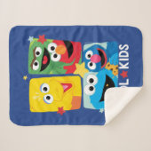 Sesamstraße | Coole Kinder Sherpadecke (Vorderseite (Horizontal))