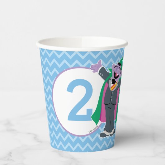 Sesamstraße | Count von Count Birthday Pappbecher (Links)