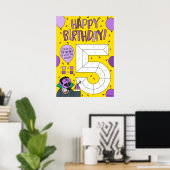 Sesamstraße | Count von Count Color by Numbers Poster (Heimbüro)