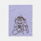 Sesamstraße | Count von Count Fleecedecke (Vorderseite)