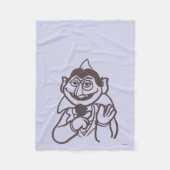 Sesamstraße | Count von Count Fleecedecke (Vorderseite)