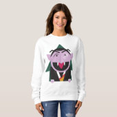 Sesamstraße | Count von Count Illustration Sweatshirt (Vorne ganz)
