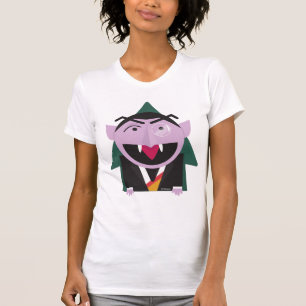 Sesamstraße   Count von Count Illustration T-Shirt