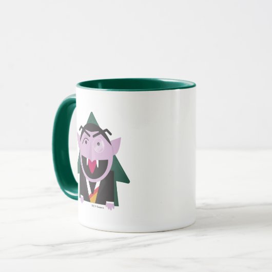 Sesamstraße | Count von Count Illustration Tasse (Vorderseite Links)