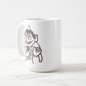 Sesamstraße | Count von Count Kaffeetasse (Vorderseite Links)