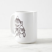 Sesamstraße | Count von Count Kaffeetasse (Vorderseite Links)