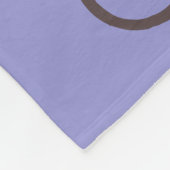 Sesamstraße | Count von Count | Name hinzufügen Fleecedecke (Ecke)