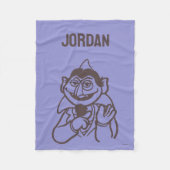 Sesamstraße | Count von Count | Name hinzufügen Fleecedecke (Vorderseite)