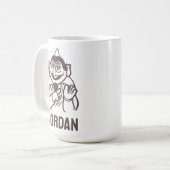 Sesamstraße | Count von Count | Name hinzufügen Kaffeetasse (Vorderseite Links)