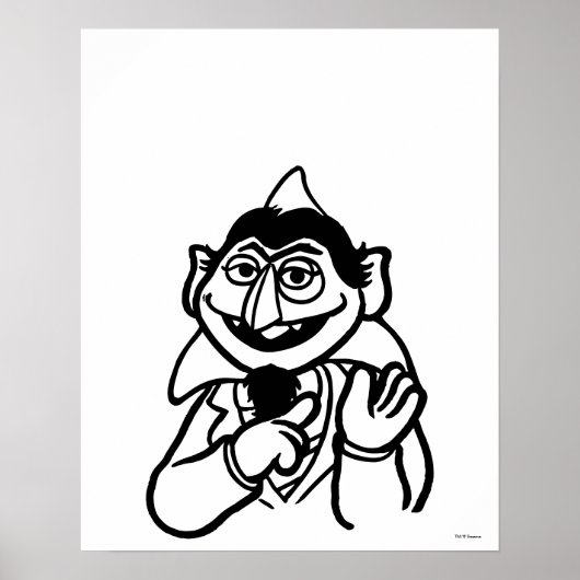 Sesamstraße | Count von Count Poster (Vorne)
