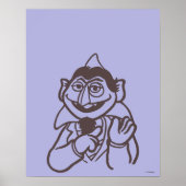 Sesamstraße | Count von Count Poster (Vorne)