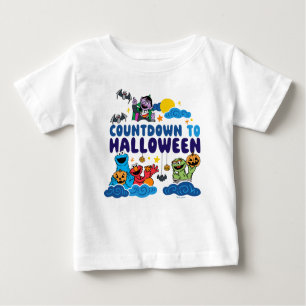 Sesamstraße   Countdown bis Halloween Baby T-shirt
