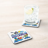 Sesamstraße | Countdown bis Halloween Getränkeuntersetzer (Rechte Seite)