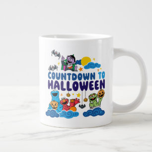 Sesamstraße Countdown bis Halloween Jumbo-Tasse