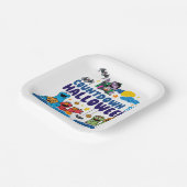 Sesamstraße | Countdown bis Halloween Pappteller (Gewinkelt)