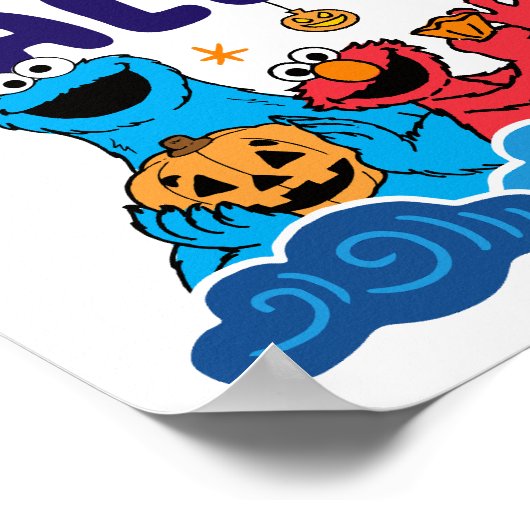 Sesamstraße | Countdown bis Halloween Poster (Ecke)