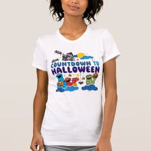 Sesamstraße Countdown bis Halloween T-Shirt