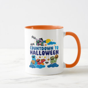 Sesamstraße Countdown bis Halloween Tasse