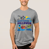 Sesamstraße | Countdown bis Halloween Tri-Blend Shirt (Vorderseite)