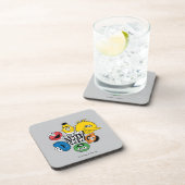Sesamstraße-Crew Getränkeuntersetzer (Rechte Seite)
