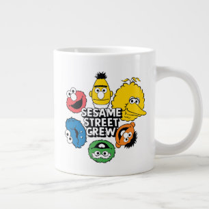 Sesamstraße-Crew Jumbo-Tasse