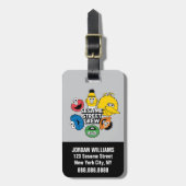 Sesamstraße-Crew | Name hinzufügen Gepäckanhänger (Vorderseite vertikal)