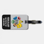 Sesamstraße-Crew | Name hinzufügen Gepäckanhänger (Rückseite horizontal)