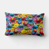 Sesamstraße Crew Pattern Lendenkissen (Rückseite)