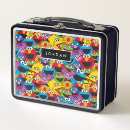 Sesamstraße Crew Pattern Metall Lunch Box
