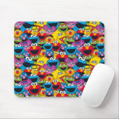 Sesamstraße Crew Pattern Mousepad (Mit Mouse)