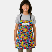 Sesamstraße Crew Pattern Schürze (Insitu)