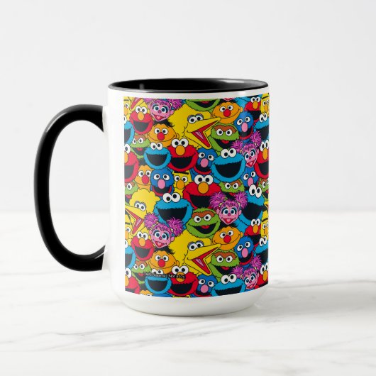 Sesamstraße Crew Pattern Tasse (Links)