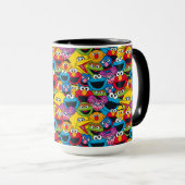 Sesamstraße Crew Pattern Tasse (VorderseiteRechts)
