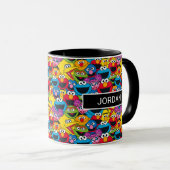 Sesamstraße Crew Pattern Tasse (VorderseiteRechts)