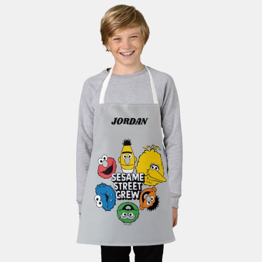Sesamstraße-Crew Schürze (Getragen)