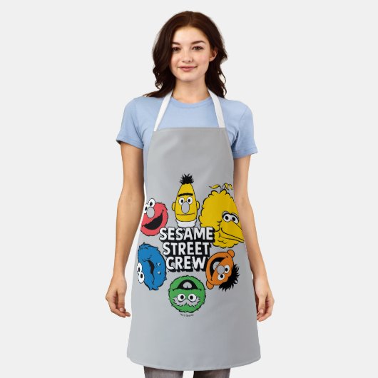 Sesamstraße-Crew Schürze (Getragen)