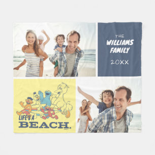 Sesamstraße Das Leben ist ein Strand Personali Fleecedecke