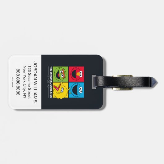 Sesamstraße | Die Coolen Kinder Gepäckanhänger (Rückseite horizontal)