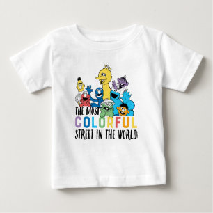 Sesamstraße Die farbenfrohe Straße Baby T-shirt
