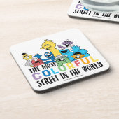 Sesamstraße | Die farbenfrohe Straße Getränkeuntersetzer (Linke Seite)