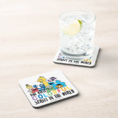 Sesamstraße | Die farbenfrohe Straße Getränkeuntersetzer (Rechte Seite)