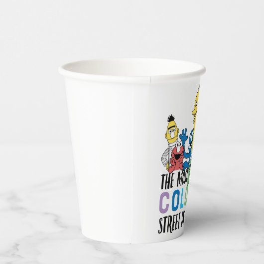 Sesamstraße | Die farbenfrohe Straße Pappbecher (Rechts)