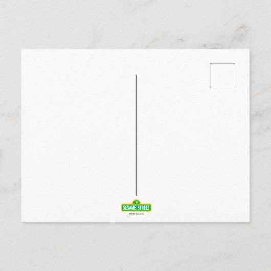 Sesamstraße | Die farbenfrohe Straße Postkarte (Rückseite)