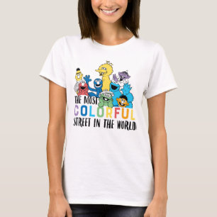 Sesamstraße   Die farbenfrohe Straße T-Shirt