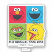 Sesamstraße | Die ursprünglichen Coolen Kinder Aufkleber (Vorderseite)