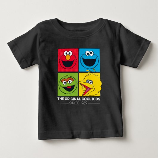 Sesamstraße | Die ursprünglichen Coolen Kinder Baby T-shirt (Vorderseite)