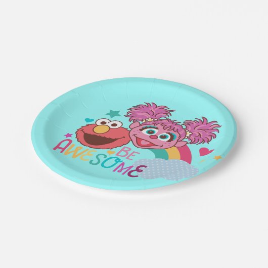 Sesamstraße | Elmo & Abby - Phantastisch sein Pappteller (Schrägansicht)